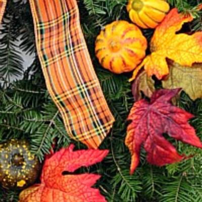 Fall Leaves Wreath - Sale Now -     Regular Price $36